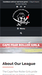 Mobile Screenshot of capefearrollergirls.com